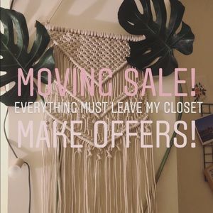 I am moving! Willing to part with everything!